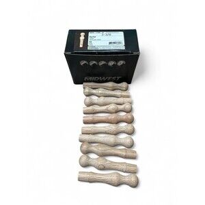 10 Mug Pegs 3 3/8" Oak Midwest Brand New in Box